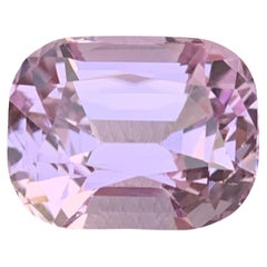11.15 Natural Loose Purplish Pink Kunzite Cushion Shape Gem For Jewellery