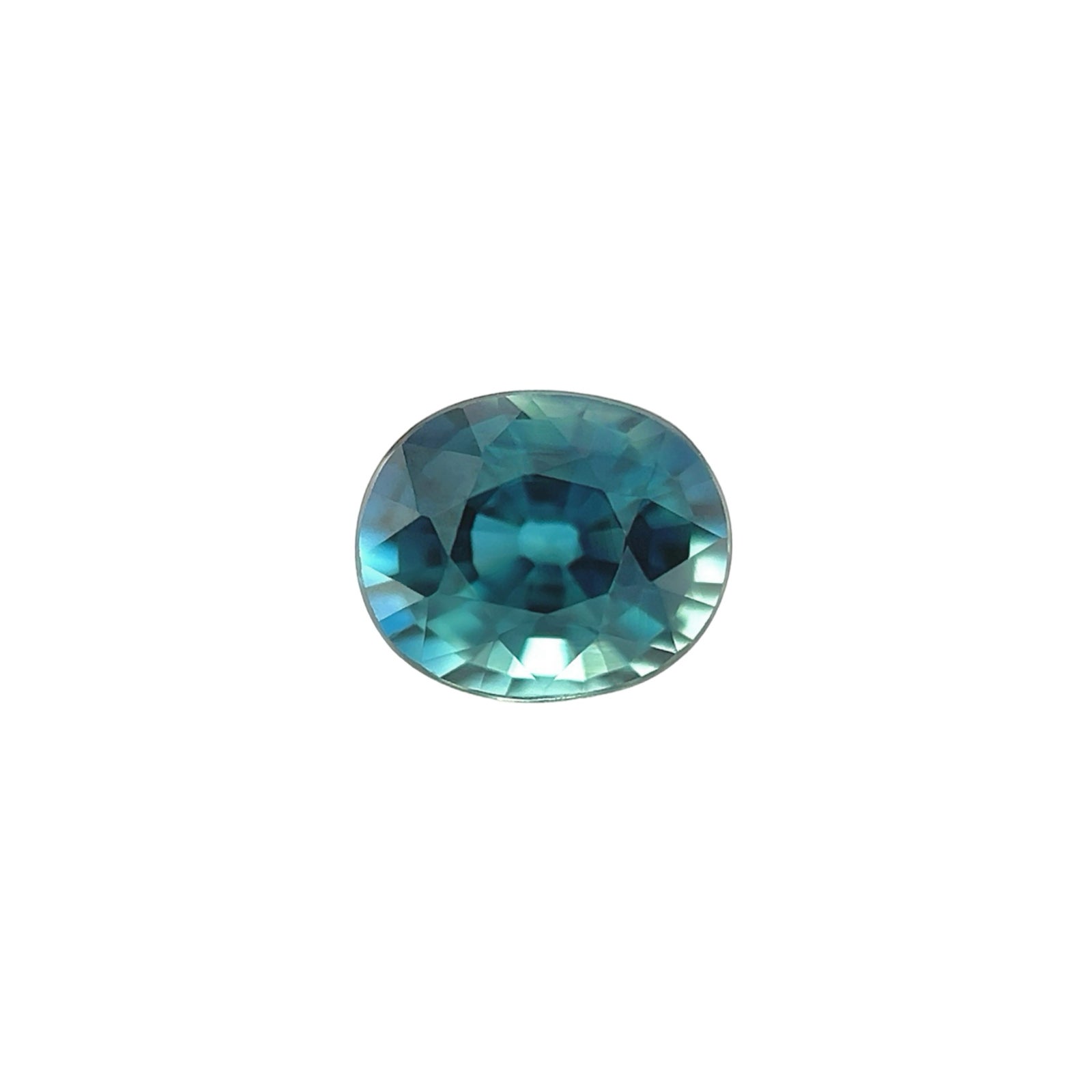 1.11Ct GIA zertifiziert natürlichen Vivid Blue Sapphire Oval Cut Edelstein 6.1X5.1Mm