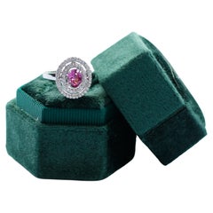 Ceylon Pink Sapphire 1.12 Carat Cocktail Ring