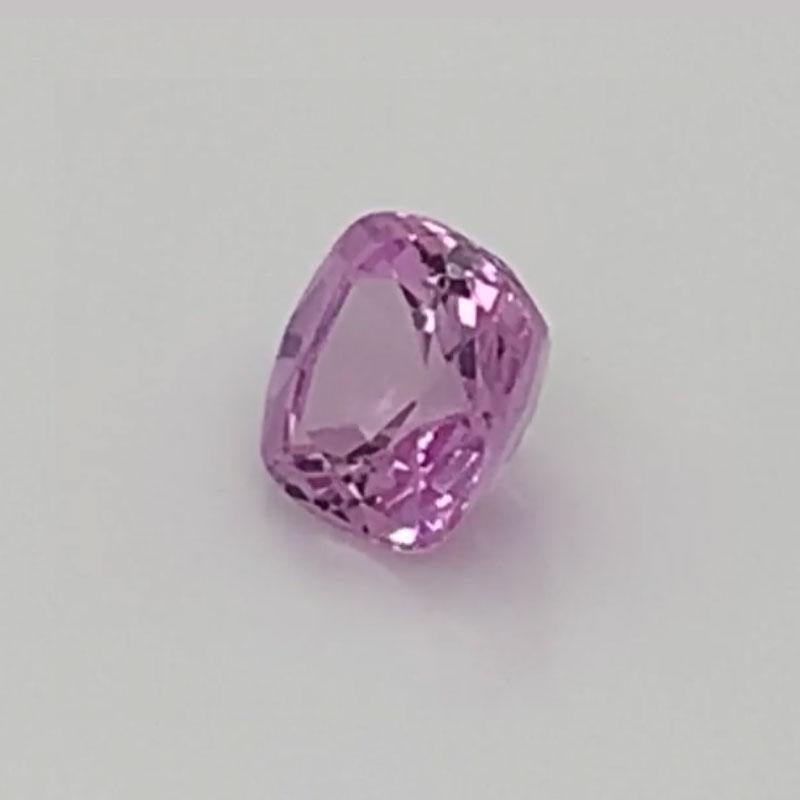 This 1.12 carat Cushion-Shaped Premium Pink natural sapphire GIA certificate:2203148726 was hand selected by our experts for its top luster.

We can custom make for this rare gem any Ring/ Pendant/ Necklace that you like in any metal within 4-6