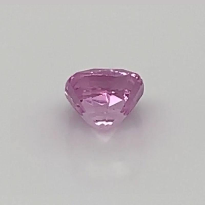1.12 Carat Cushion Premium Pink Color Natural Sapphire GIA In New Condition For Sale In San Francisco, CA
