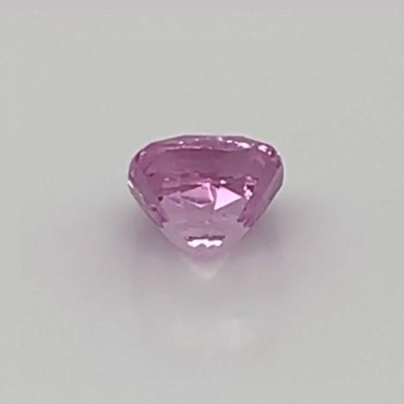 Zaffiro naturale GIA da 1,12 carati, colore rosa premium a cuscino In condizioni Nuovo in vendita a San Francisco, CA