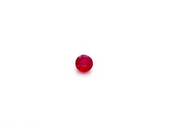 1.12 Carat GIA Certified Pigeon's Blood Red Unheated Round-Cut Burmese Ruby