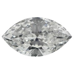 1,12 Karat GIA-zertifiziert VS1, Farbe H, Naturdiamant im Marquis-Schliff.