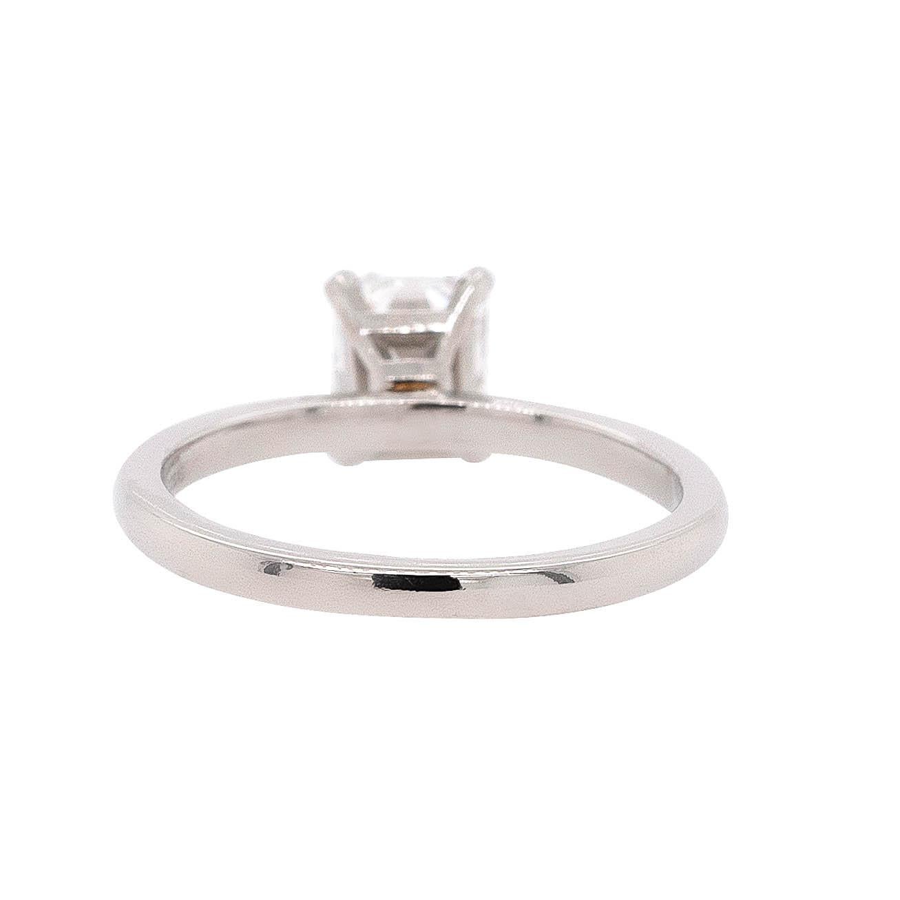 1,12 Karat natürlicher GIA Diamant-Verlobungsring mit Smaragdschliff im Angebot 5