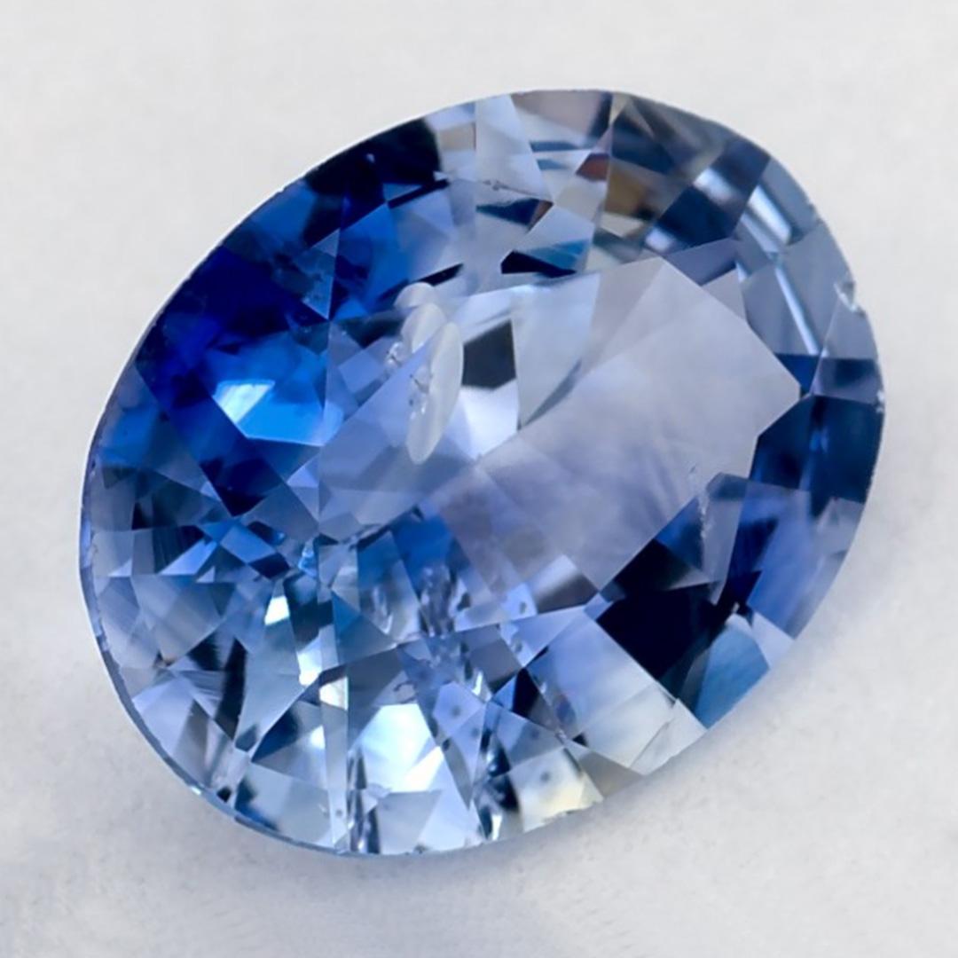 Oval Cut 1.12 Ct Blue Sapphire Oval Loose Gemstone For Sale