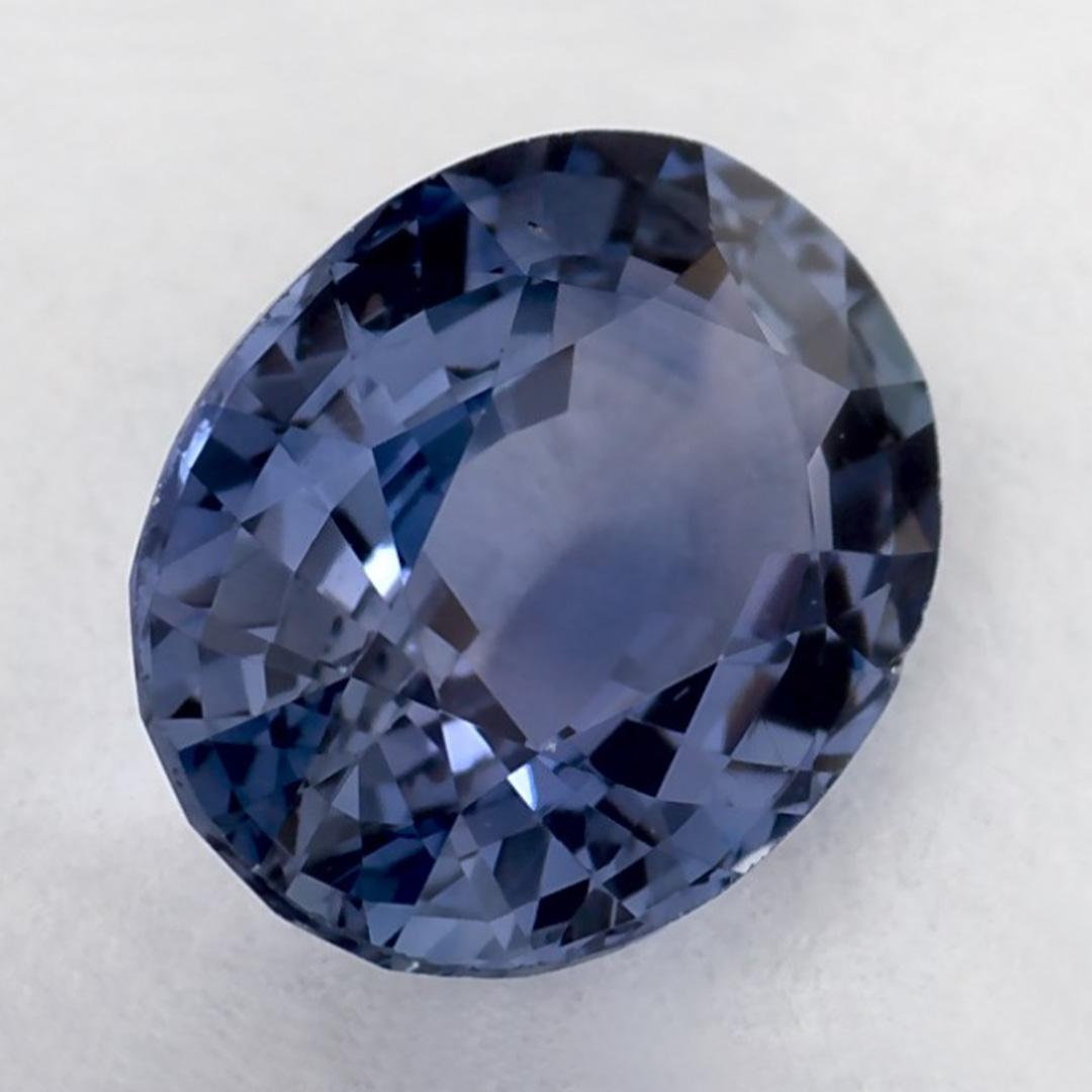 Oval Cut 1.12 Ct Blue Sapphire Oval Loose Gemstone For Sale