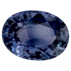 1.12 Karat Blauer Saphir Oval Loser Edelstein