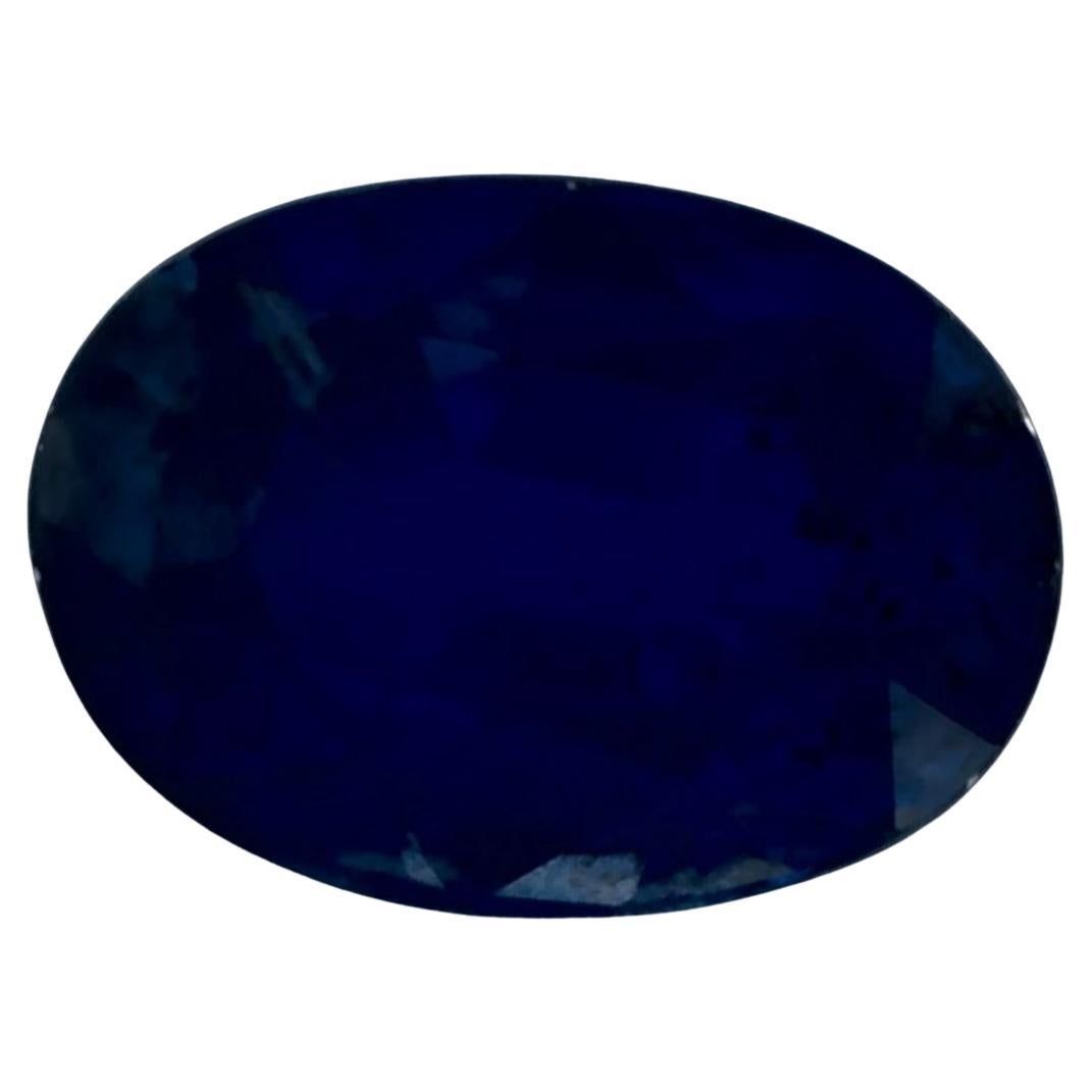 1.12 Ct Blue Sapphire Oval Loose Gemstone (pierre précieuse en vrac)