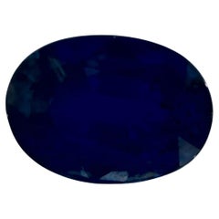 1.12 Ct Blue Sapphire Oval Loose Gemstone (pierre précieuse en vrac)