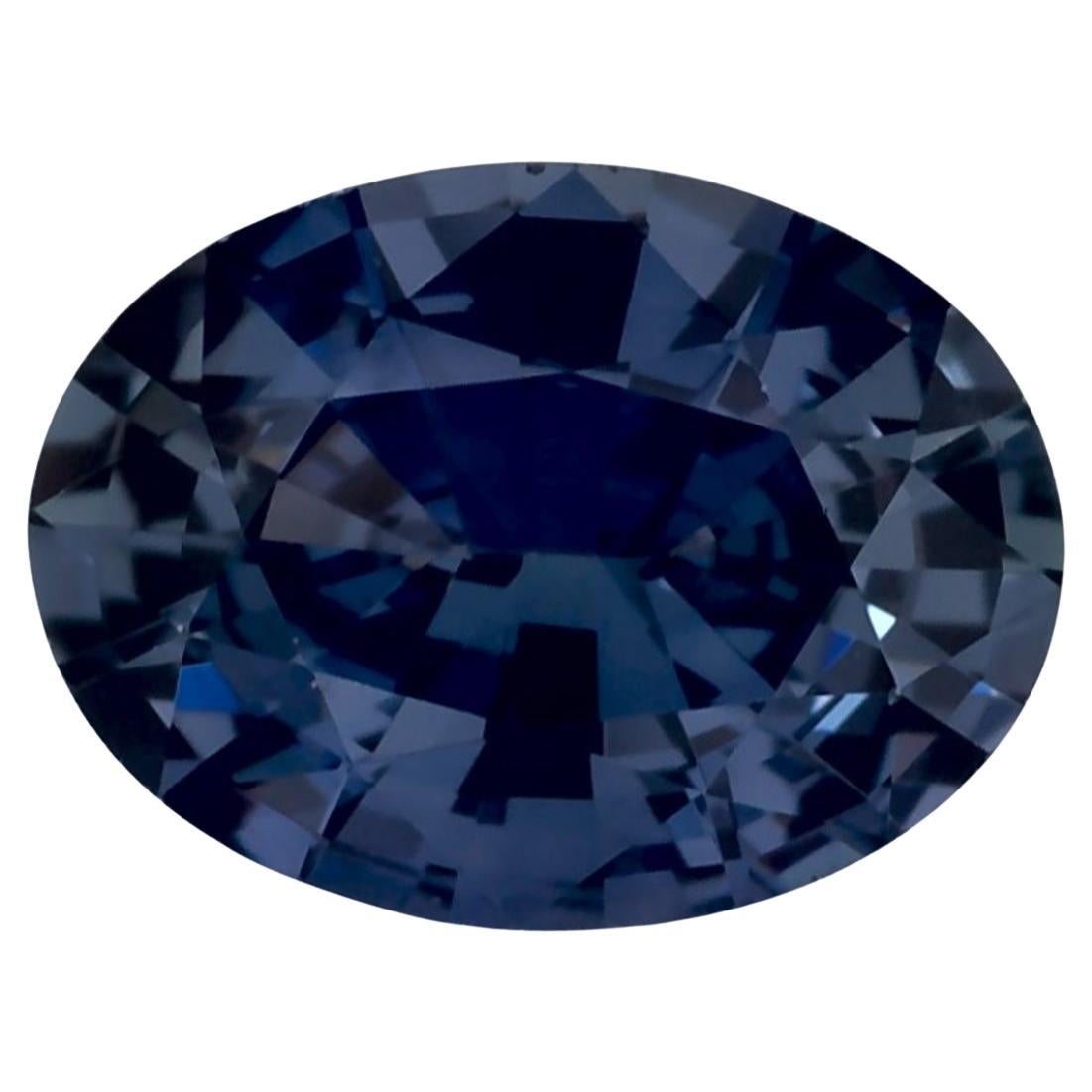 1.12 carati di zaffiro blu ovale sfuso