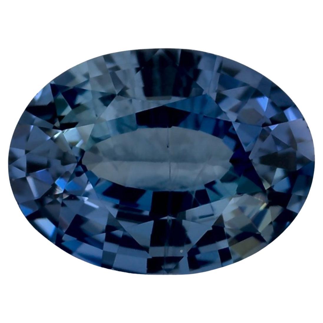 1.12 carati di zaffiro blu ovale sfuso in vendita