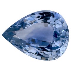 1.12 Ct Blue Sapphire Pear Loose Gemstone