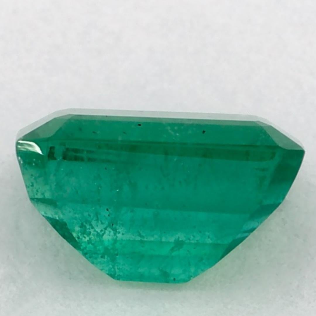 1.12 Ct Emerald Octagon Loose Gemstone In New Condition For Sale In Fort Lee, NJ