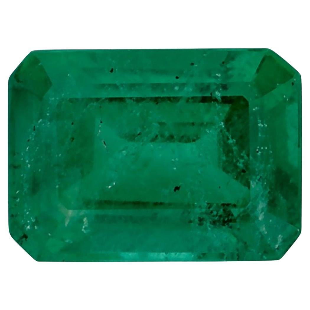 1.12 Ct Emerald Octagon Loose Gemstone For Sale