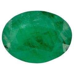 1.12 Karat Smaragd Oval Loser Edelstein