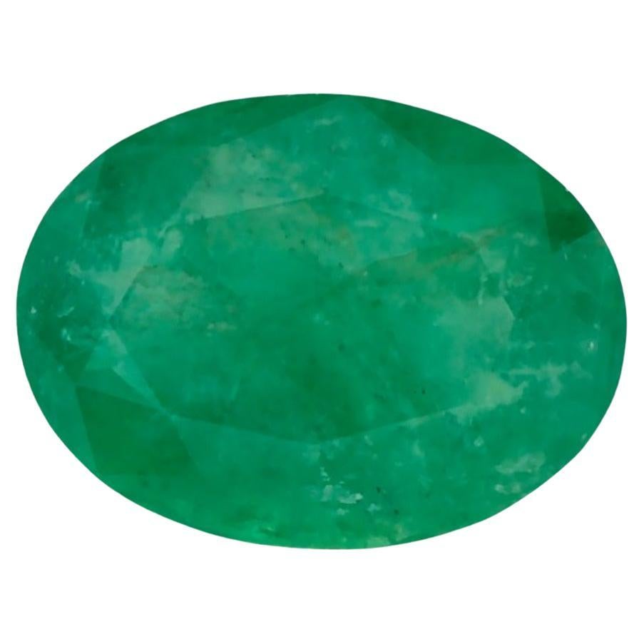 1.12 Ct Emerald Oval Loose Gemstone (pierre précieuse en vrac)
