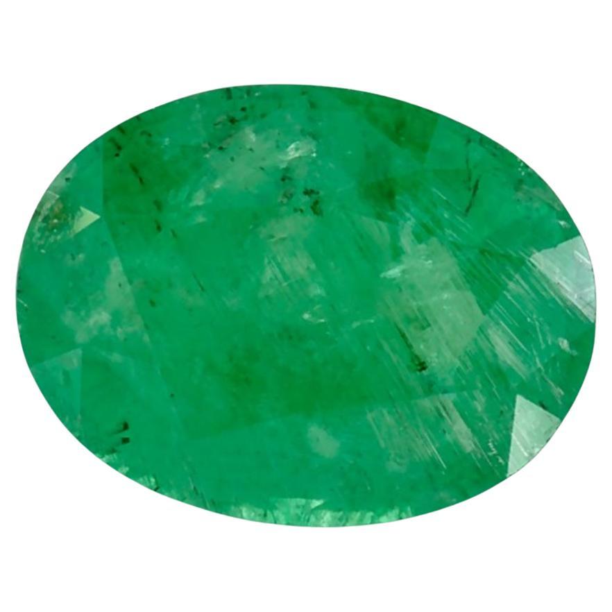 1.12 Ct Emerald Oval Loose Gemstone (pierre précieuse en vrac)