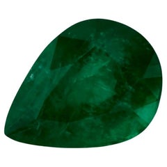 1.12 Ct Emerald Pear Loose Gemstone