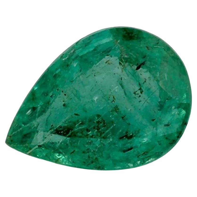 1.12 Ct Emerald Pear Loose Gemstone (pierre précieuse en vrac)