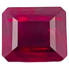 1.12 Ct GIA certified Natural Burma Ruby pigeon blood unheated Eye clean