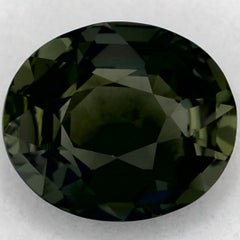 1.12 Ct Green Sapphire Oval Loose Gemstone