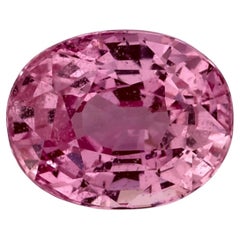1.12 Ct Pink Sapphire Oval Loose Gemstone