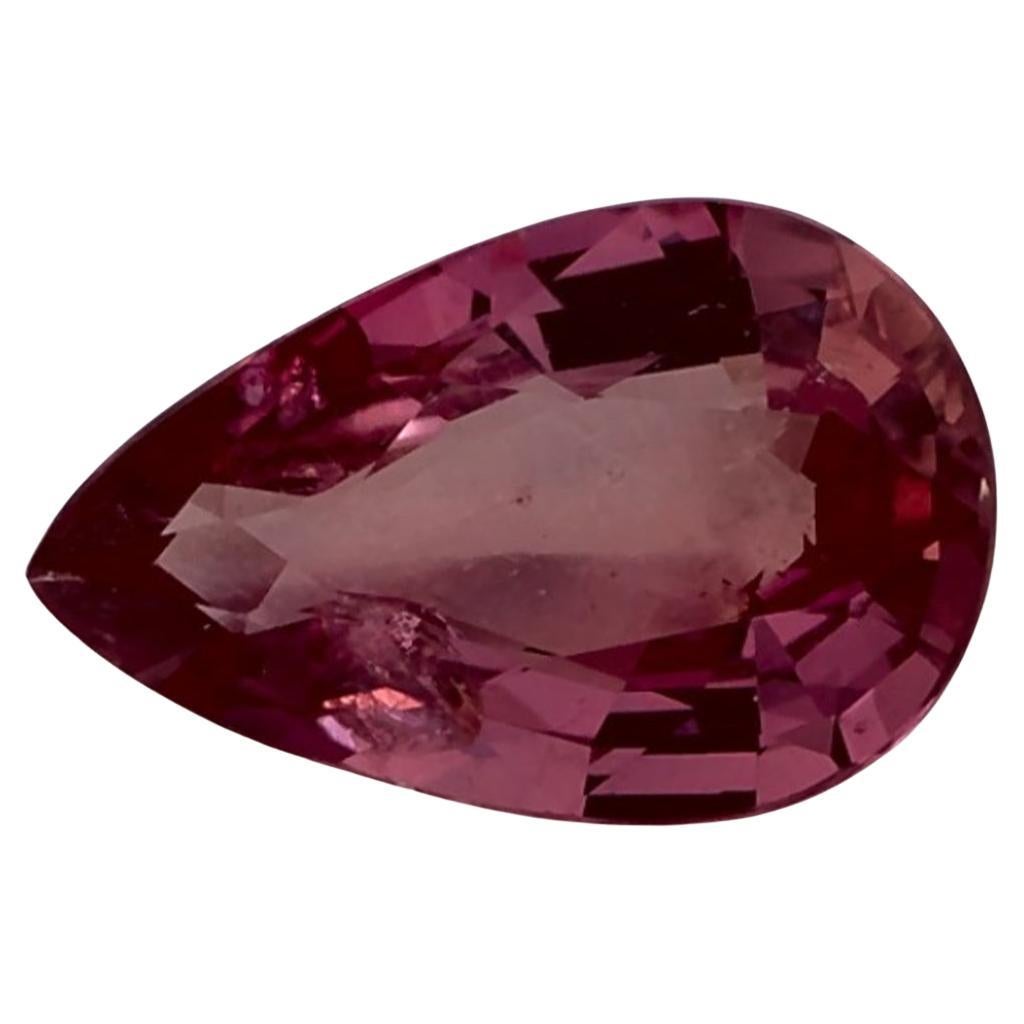 1.12 Ct Ruby Pear Loose Gemstone
