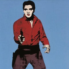 Elvis (Blue), porcelain platter (Rosenthal Studio Line)