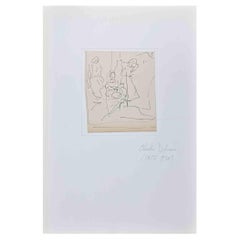 Figures - Original Drawing by Charles Dufresne - Early 20th Century