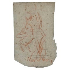 Skizze – Originalzeichnung von Henri Lehmann – 19. Jahrhundert