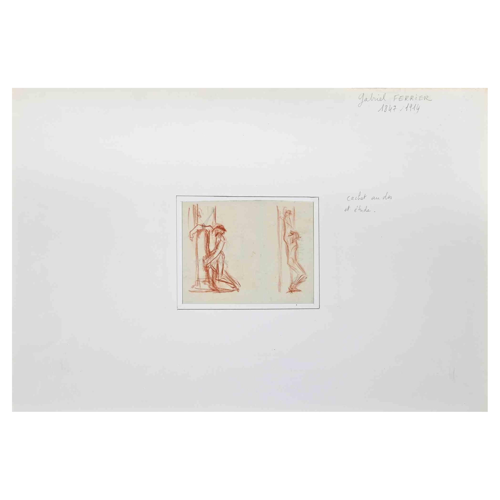 La Torture est un dessin original au pastel sur papier réalisé par Gabriel Ferrier (1847-1914) au XIXe siècle.

Estampillé sur la partie inférieure de l'arrière...

Bonnes conditions.

L'œuvre d'art est représentée par des traits rapides et habiles