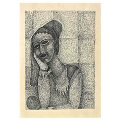 Wait - Original Drawing - 1971