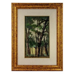 French Landscape - Watercolour by Jean Delpech - Mid 20th century