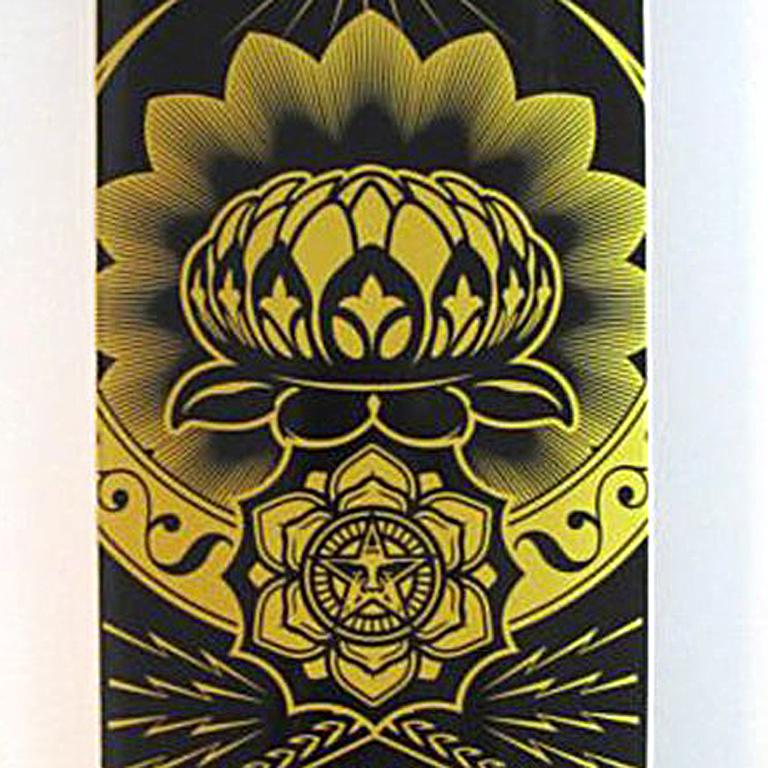 Shepard Fairey Peace Lotus, Skateboard Deck, Shepard Fairey For Sale