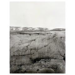 "Landscape B/W" Minimalist Drawing Large size Made in Italy