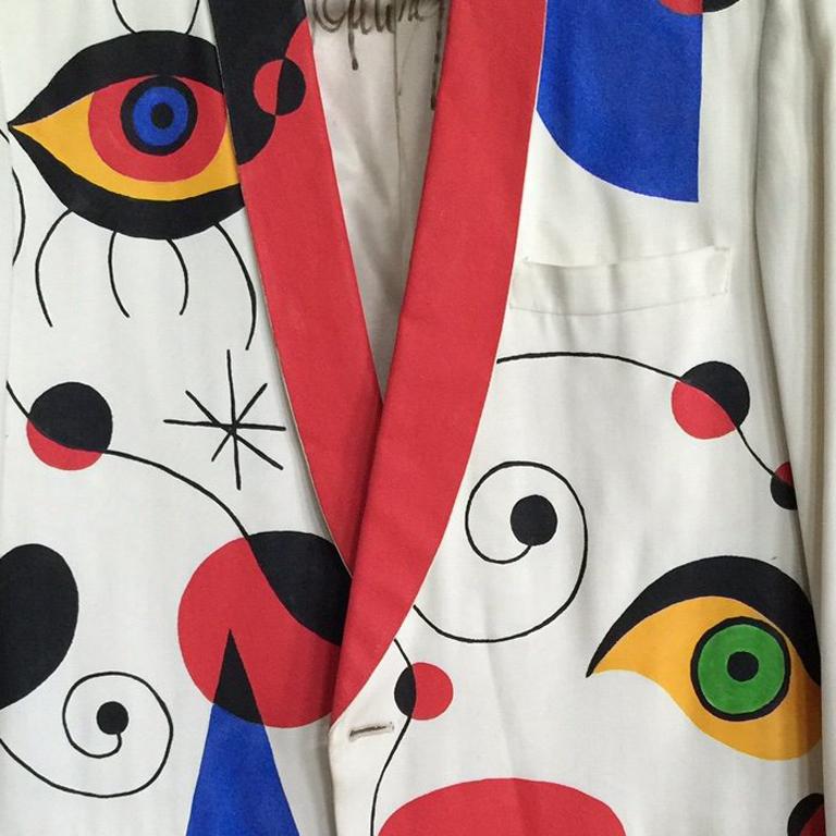 after Miro formal hand painted Jacket 1