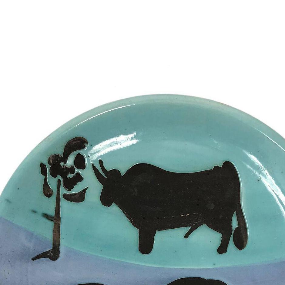 Toros Ramie 161 Picasso Madoura Ceramic - Cubist Sculpture by Pablo Picasso