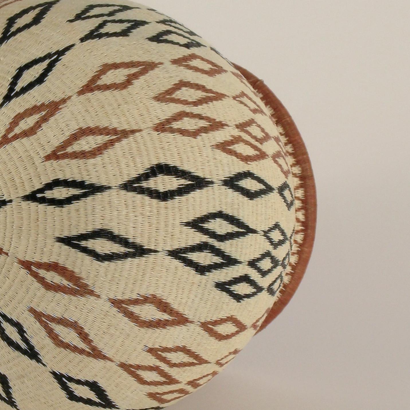 Rain forest baskets The baskets are made by the Wounaan and Embera Indians from the Darien Rainforest in Panama. The Wounaan believe they emerged from the palm tree. They weave baskets from palm fiber and use natural dyes. The dyes are made from
