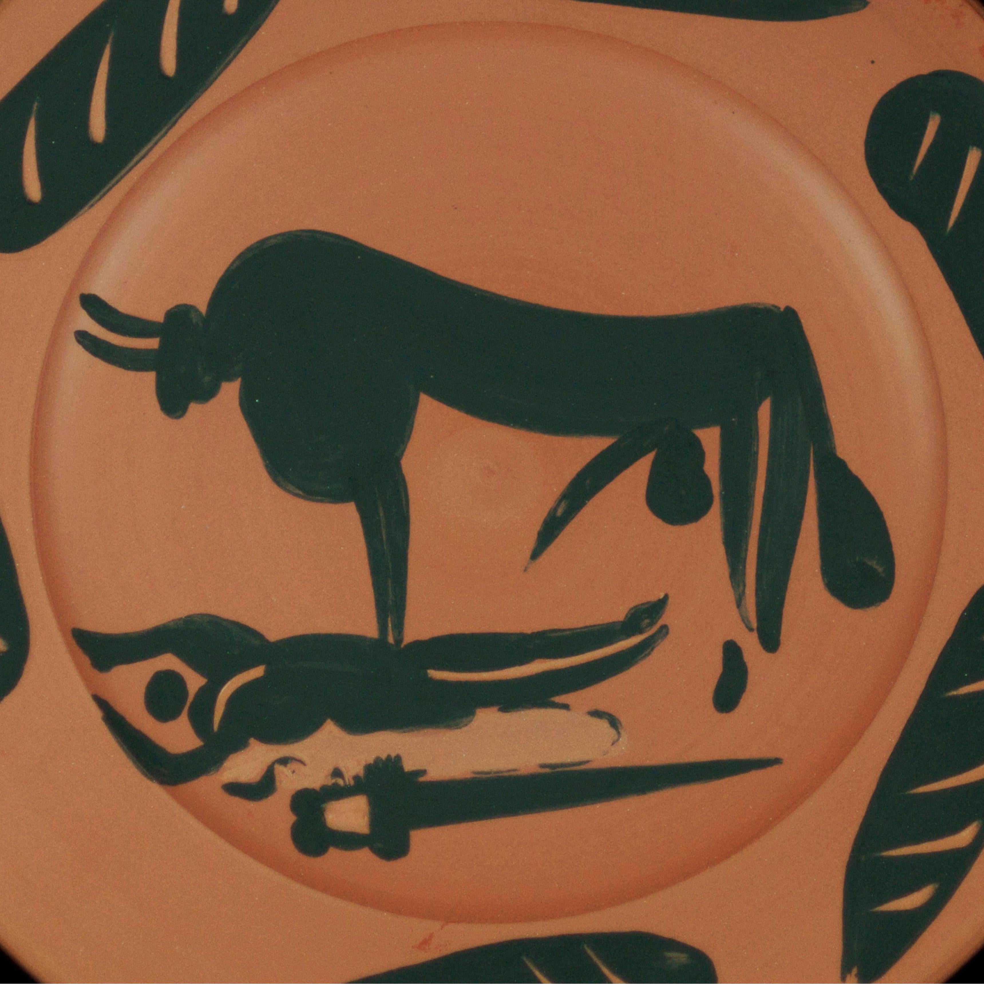 Pablo Picasso, „Tauromachy-Szene“, Keramik im Angebot 1