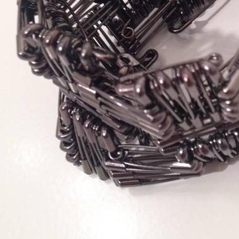 Tamiko Kawata, Cleopatra Bracelet, Brass-plated stainless steel safety pins 3