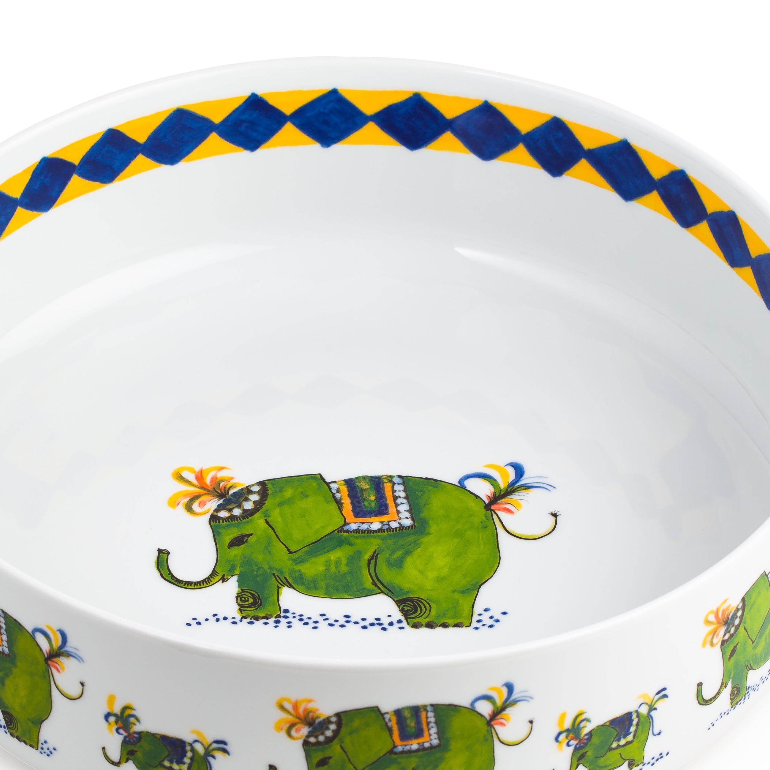 Elephant Bowl - Contemporary Art by Julie Keyes