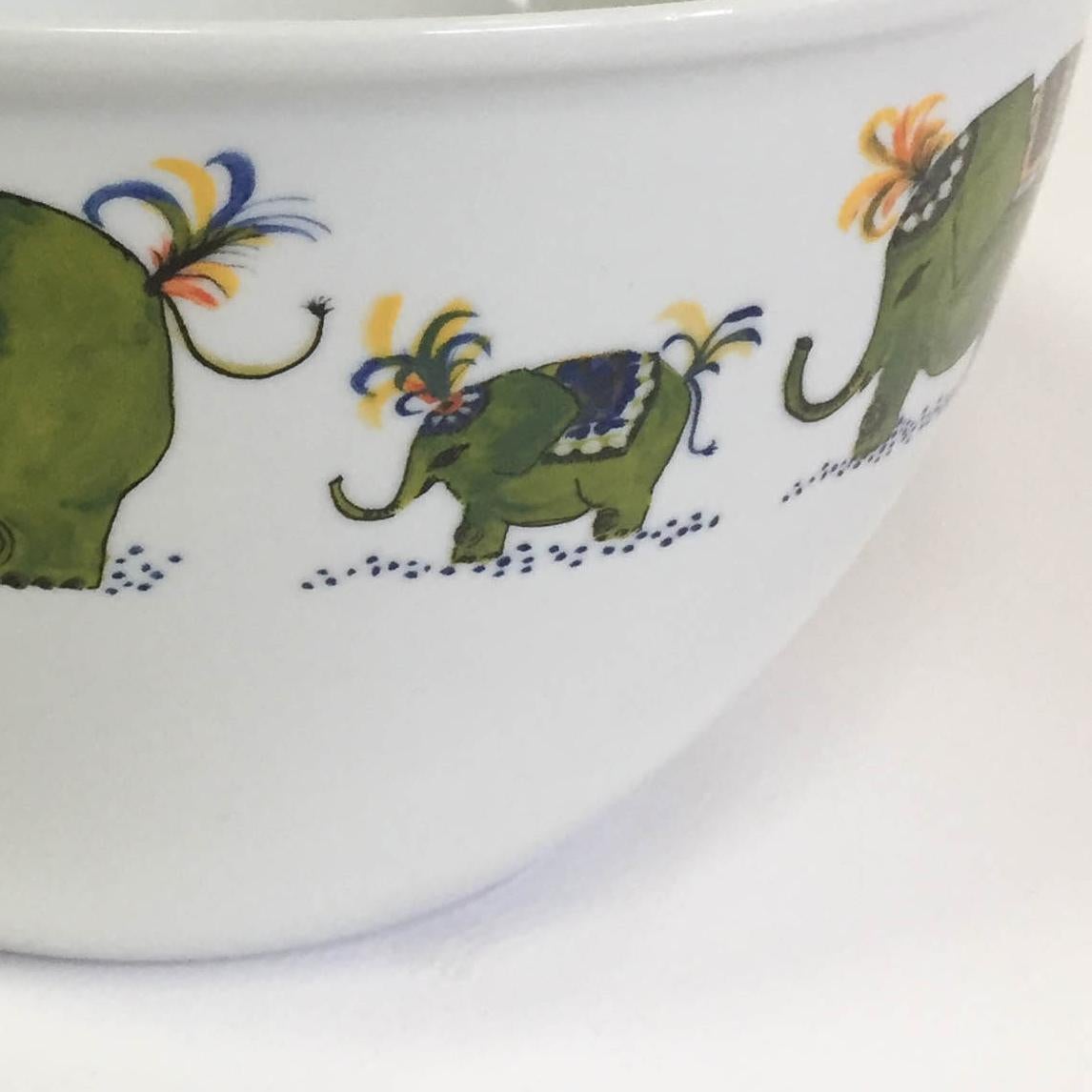 Elephant Mixing Bowl - Contemporary Art by Julie Keyes