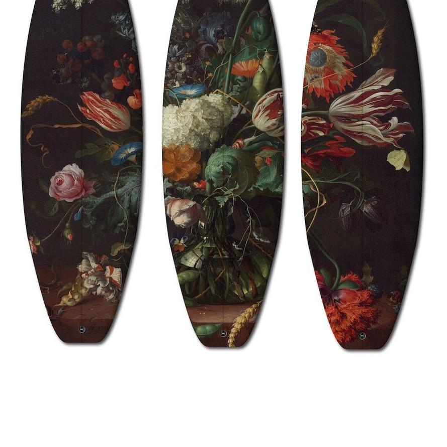 FLOWERS TRIPTYCH / 3 SURFBOARDS 2