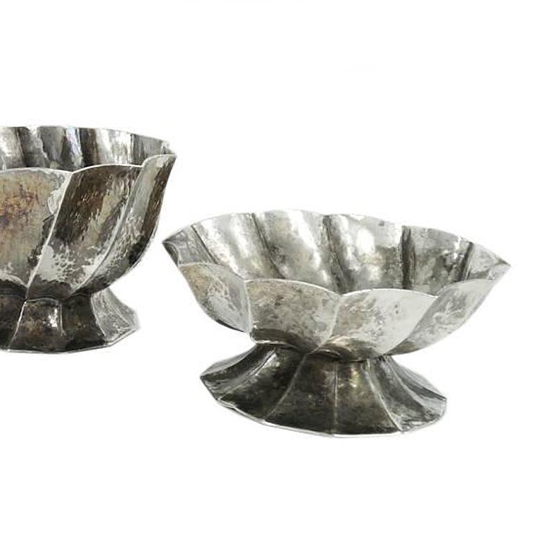 Josef Hoffmann for Wiener Werkstätte, 3 Pieces of Brass Ashtrays, circa 1928 For Sale 3