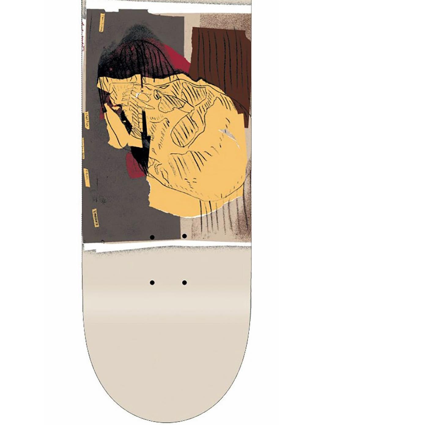 Warhol Skull Skateboard Deck - Pop Art Print by (after) Andy Warhol