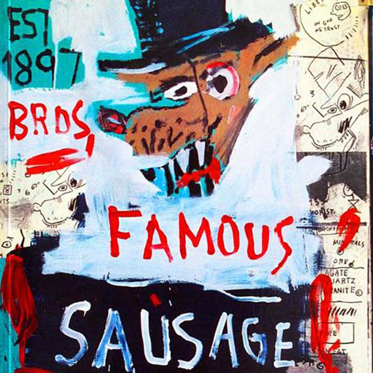 Basquiat, Galerie Navarra Catalogue, Paris (Bronze-Sausage) 1