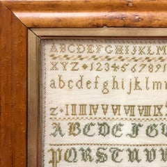 Sampler by Elizabeth Uncle, Aged 11, National Girls School