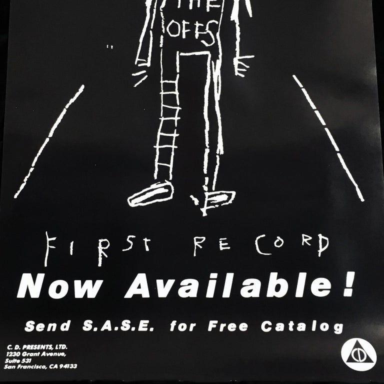 Basquiat The Offs 1984 (vintage Basquiat poster)  For Sale 1