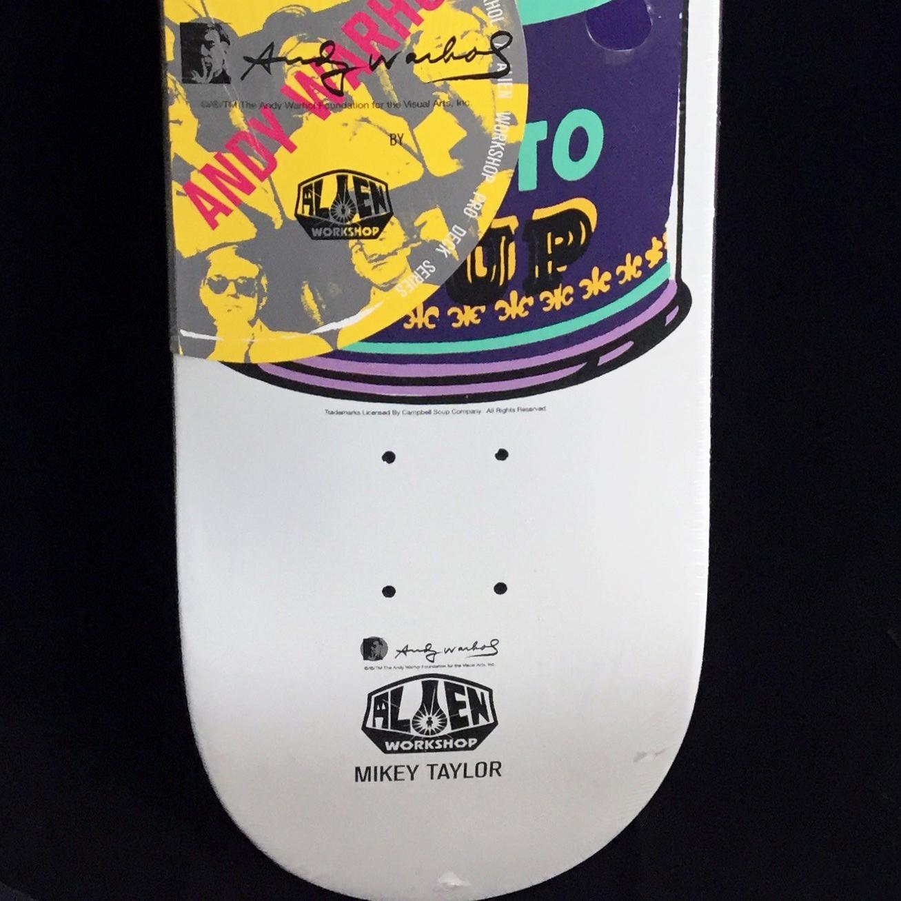 Andy Warhol Skateboard Deck (Warhol Campbell's Soup) 1